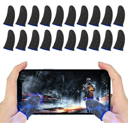 360° Precision Gaming Finger Sleeves – PUBG, FreeFire, COD Compatible - pack of 15